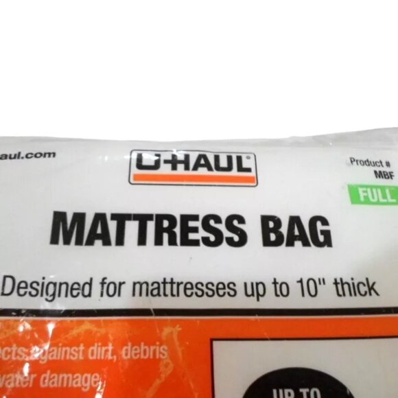 U-Haul Mattress Bag Protector FULL Moving Storage - Picture 2 of 3